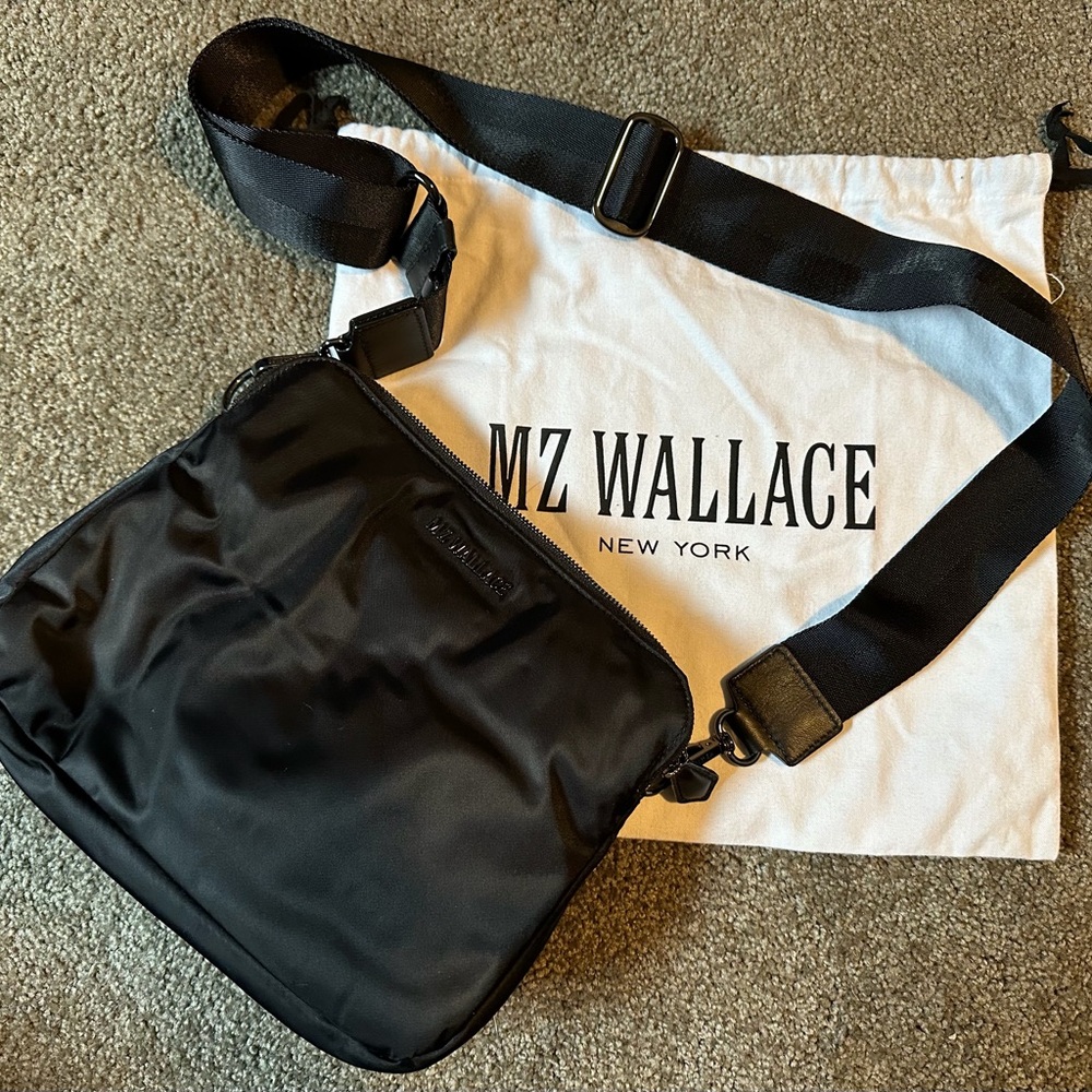MZ Wallace Black Bowery Crossbody Bag